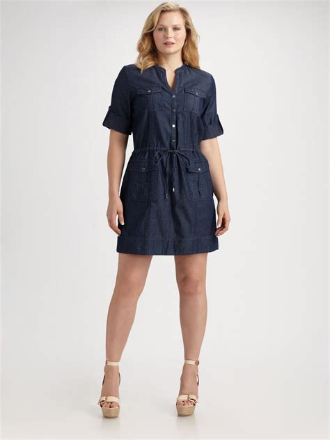 michael kors denim dresses.